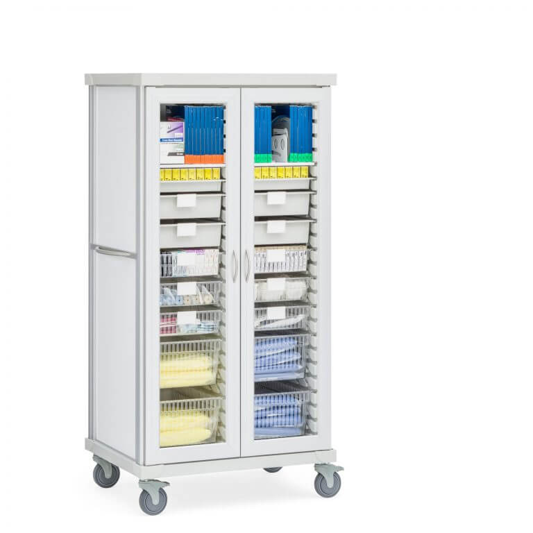 Mobile Medical Supply Carts Surgery InnerSpace Healthcare