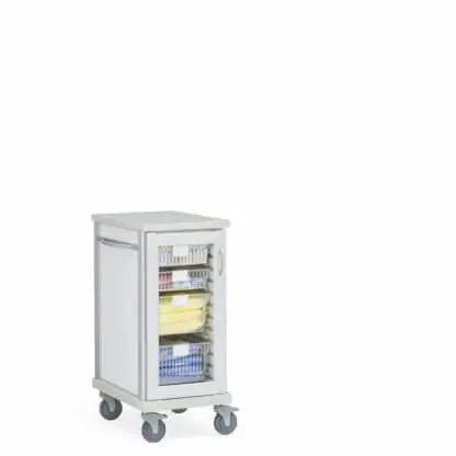 Roam 1 Counter-Height Medical Supply Cart, with Baskets