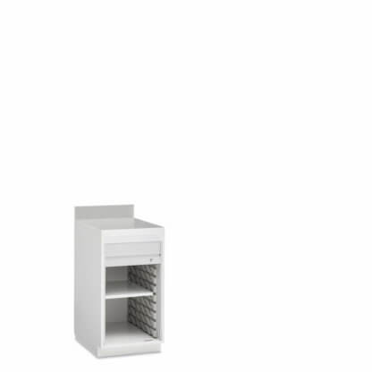 Evolve Base Cabinet with FlexCell, 19" wide, Roll-Top Door, with Shelf
