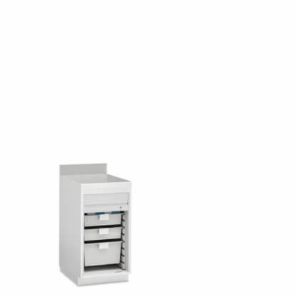 Evolve Base Cabinet with FlexCell, 19" wide, Roll-Top Door, with Trays