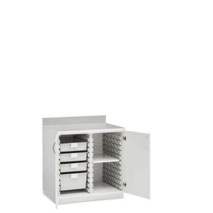 Evolve Base Cabinet with FlexCell, 36" wide, Solid Doors, with Accessories