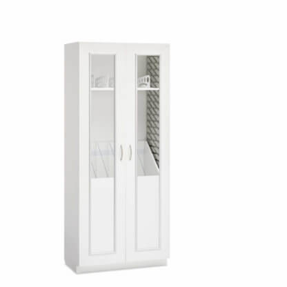 Evolve Boxed Catheter Cabinet, 36" wide, Glass Doors