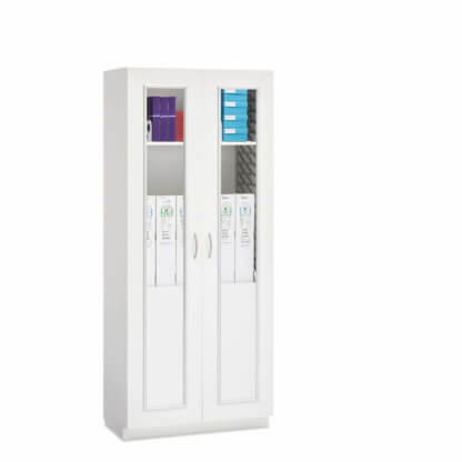 Evolve Boxed Catheter Cabinet, 36" wide, Glass Doors