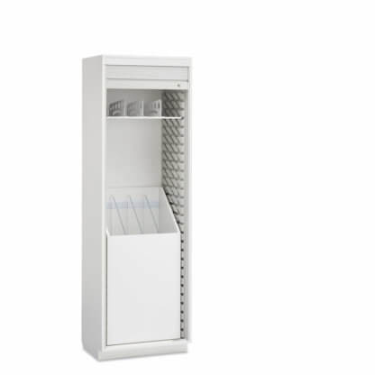 Evolve Boxed Catheter Cabinet, 26" wide, Roll-Top Door