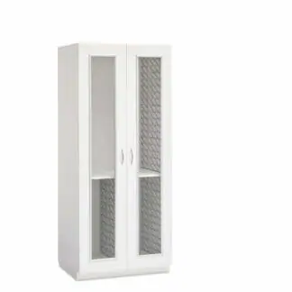 Evolve Cabinet with Split Center Column, 36" wide, Glass Doors