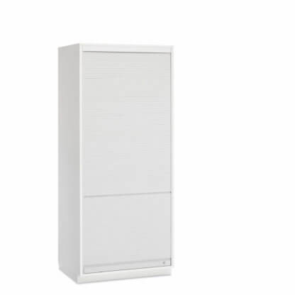 Evolve Cabinet with Split Center Column, 36" wide, Roll-Top Door