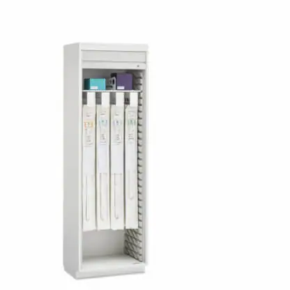 Evolve Catheter Cabinet, 26" wide, Roll-Top Door