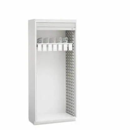 Evolve Catheter Cabinet, 36" wide, Roll-Top Door