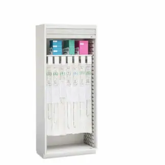 Evolve Catheter Cabinet, 36" wide, Roll-Top Door