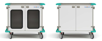 innerspace closed case carts with and without windows in the doors