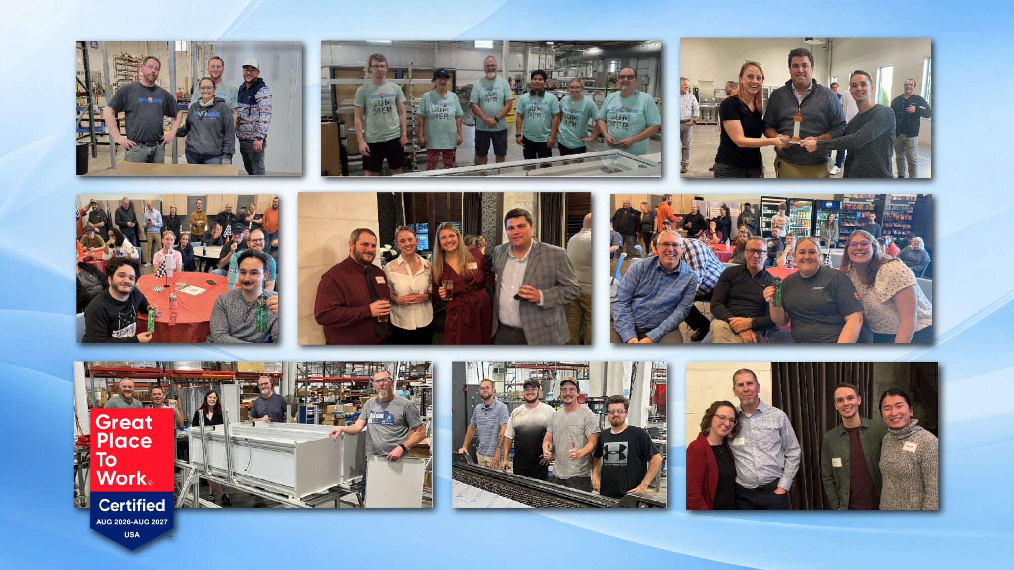 Innerspace employees over the 2026 year at various company events.