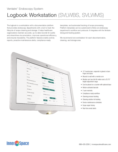 Logbook Workstation Product Sheet