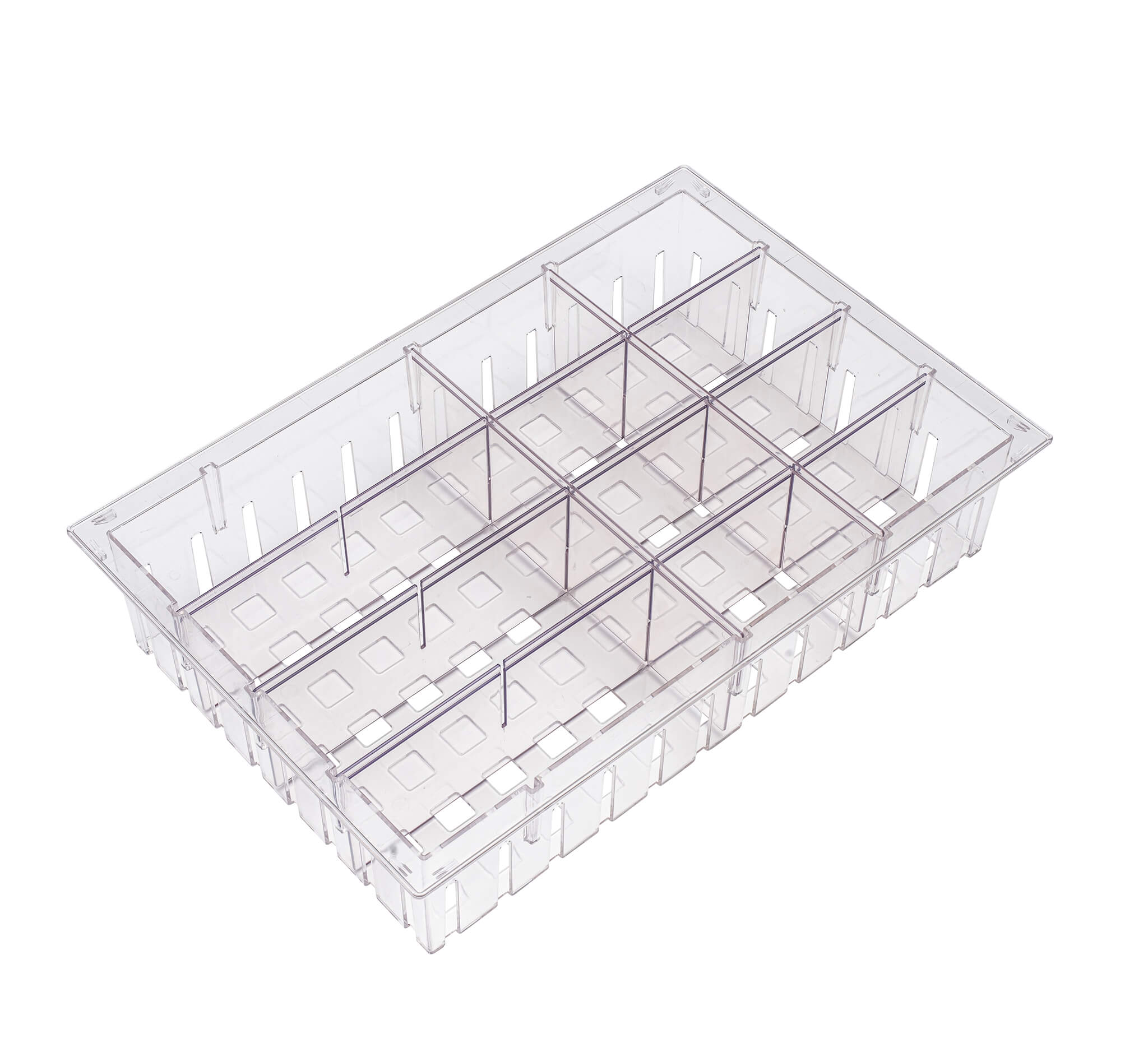 6 H Clear Basket, Med Cabinet, Cart Accessory