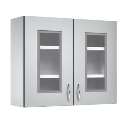 evolve architectural series upper cabinet double doors with 3 shelves