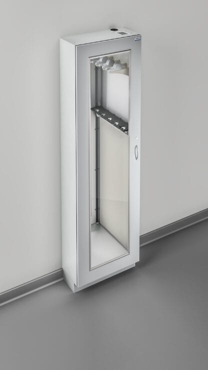 Evolve Scope Pass-Through Cabinet, in Wall, Door Closed