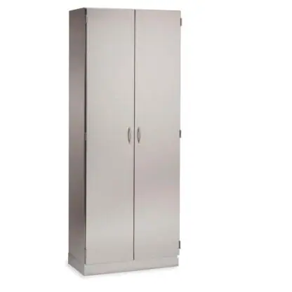 Scope Cabinet, holds 8 or 16 scopes, 36"w, solid doors, stainless steel
