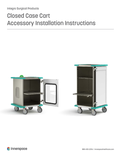 Closed Case Cart Accessory Instructions For Use