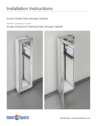 Installation Instructions for Scope Pass-through Cabinets