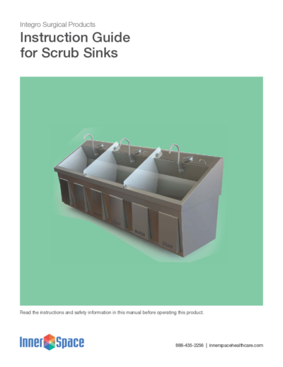 Instruction Guide for Scrub Sinks