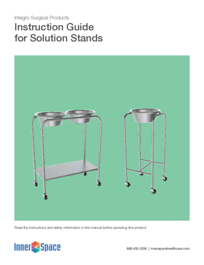 Instruction Guide for Solution Stands