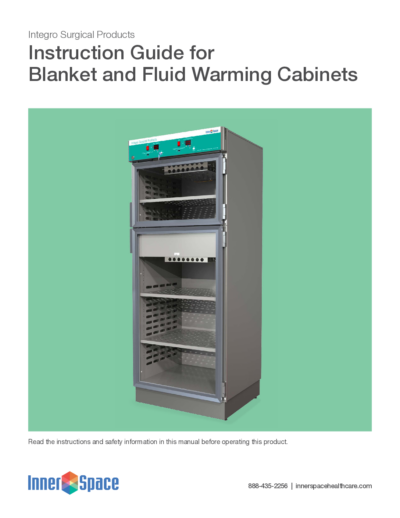 Instruction Guide for Blanket and Fluid Warming Cabinets