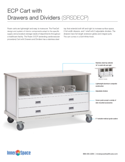 ECP Cart with Drawers and Dividers