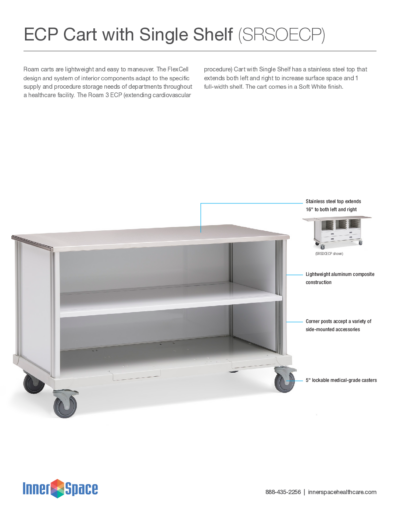 ECP Cart with Single Shelf