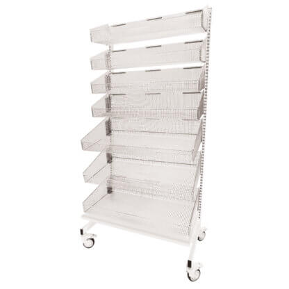 Quick Wall, Preconfigured Unit, Single-sided with 7 Baskets