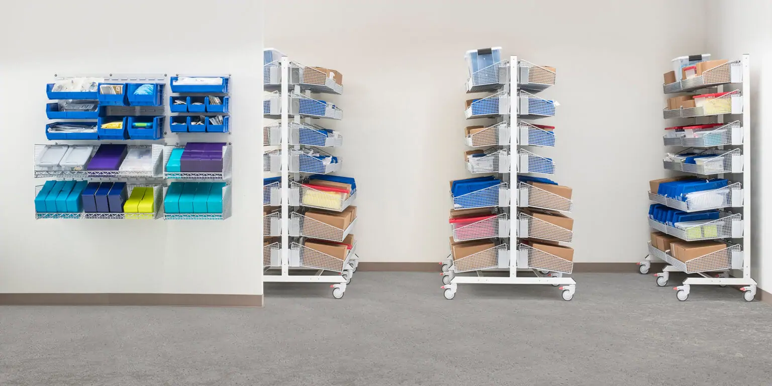 Quick Wall Healthcare Storage Units Mobile, WallMounted Innerspace