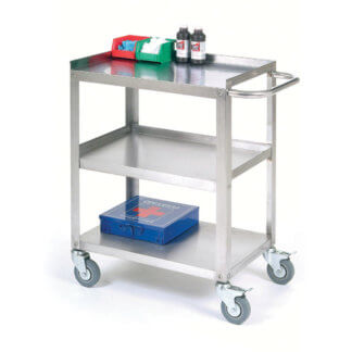 Quick Wire, Preconfigured Unit, Stainless Steel Utility Cart