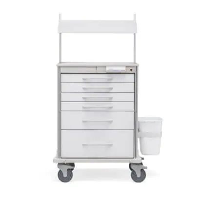 Pace 27 Procedure cart (SP27W6) with Cast Cart configuration (SPCTVP)