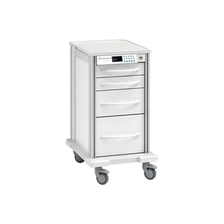 Pace 21 narrow cart with 3 inch casters