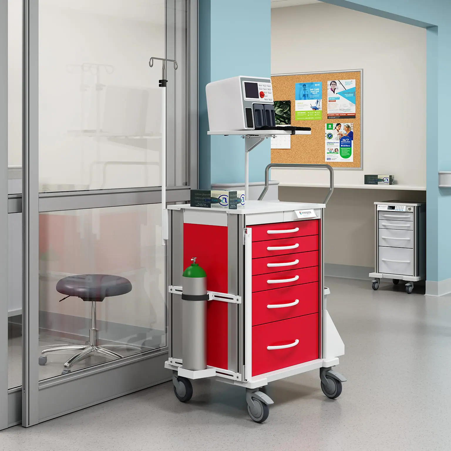 Pace specialty cart crash cart