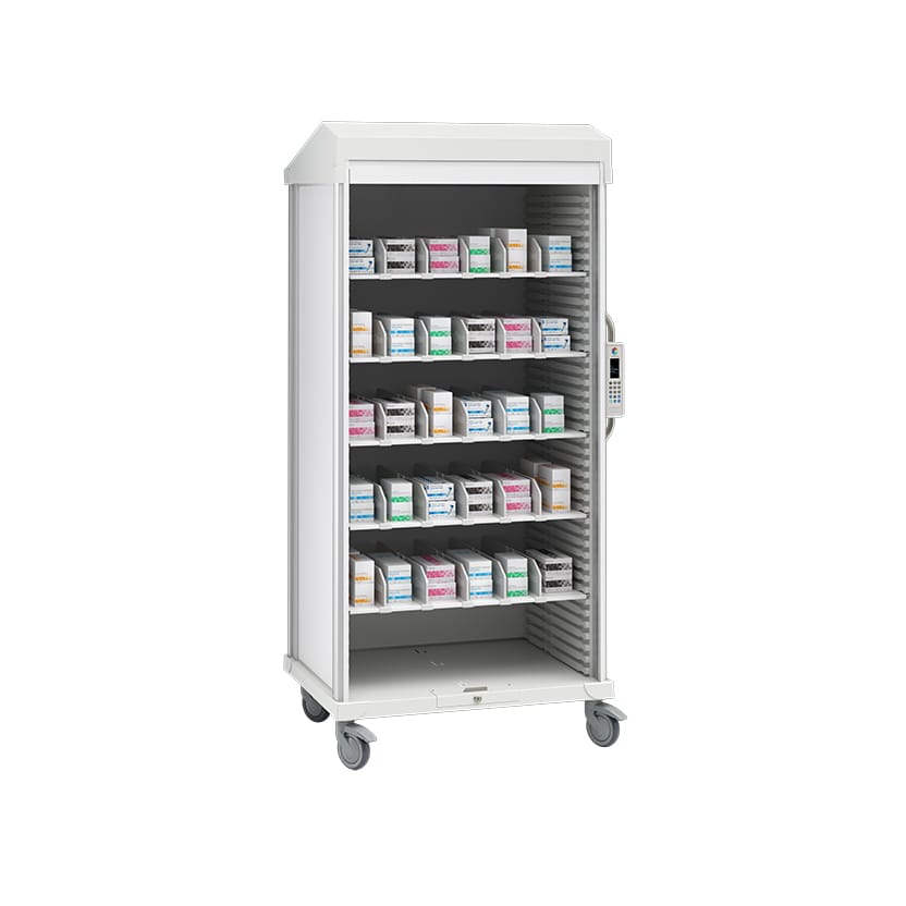 roam 2 cart with 5 shelves rolltop sr2rds