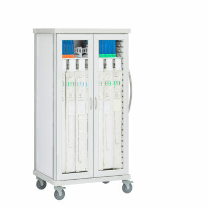Roam 2 Diagnostic Catheter Cart with Glass Doors