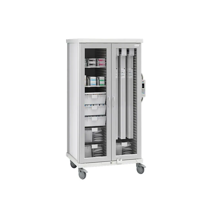 roam 2 endovascular cart glass doors sr2gend