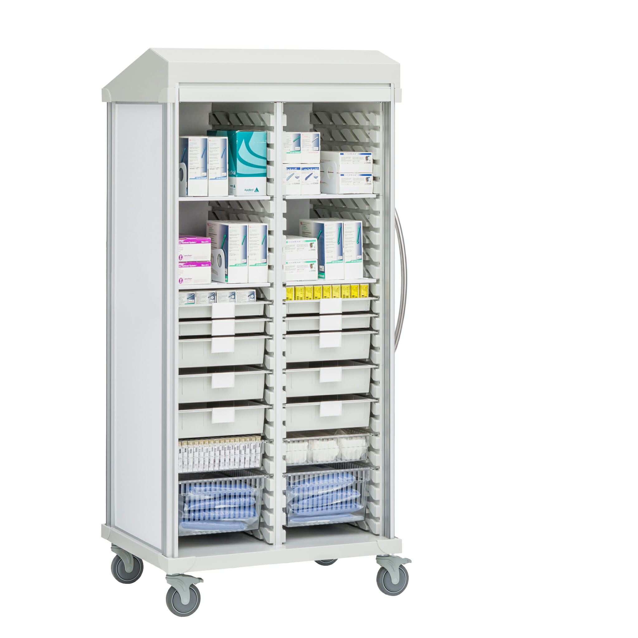 STEM Storage Cart with Clear Tubs and Lids - NextGen Furniture, Inc.