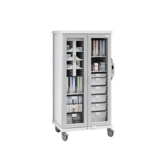 roam 2 open heart cart glass doors sr2goh