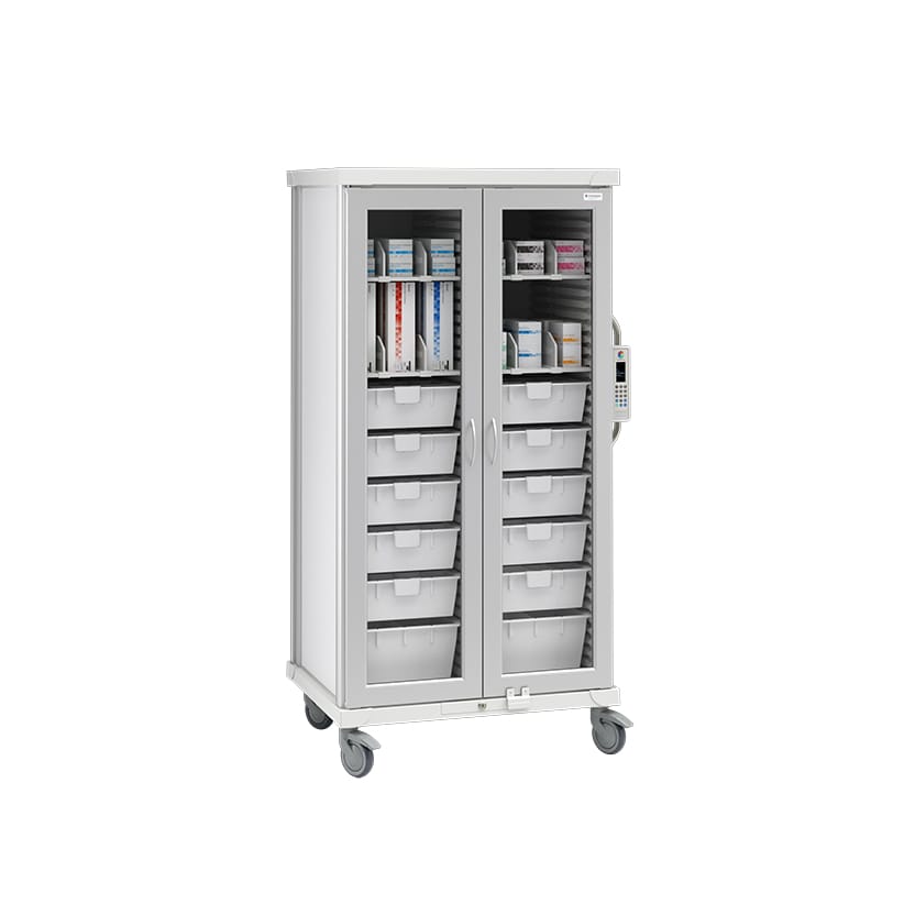 roam 2 ophthalmic cart glass doors sr2gop