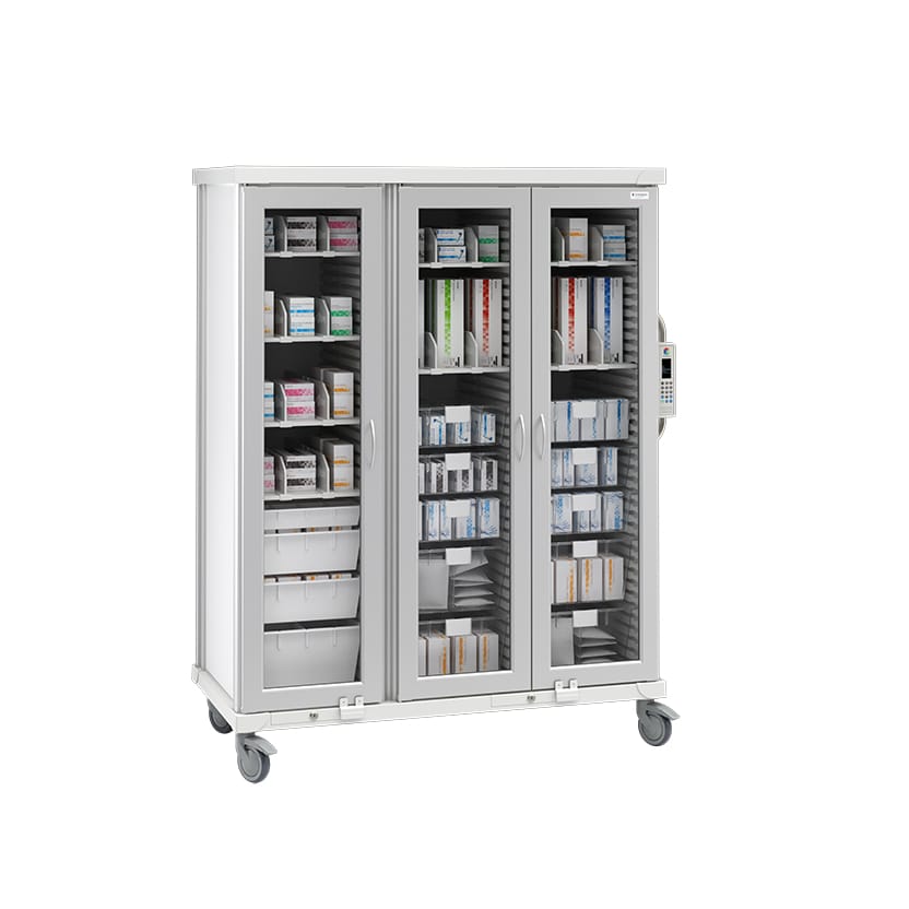 roam 3 arthroscopy cart glass doors sr3gar