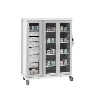 roam 3 gi staple cart glass doors sr3ggi