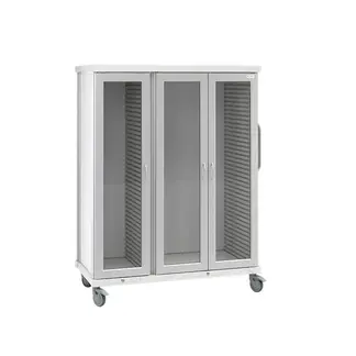 roam 3 supply cart glass doors sr3gcl