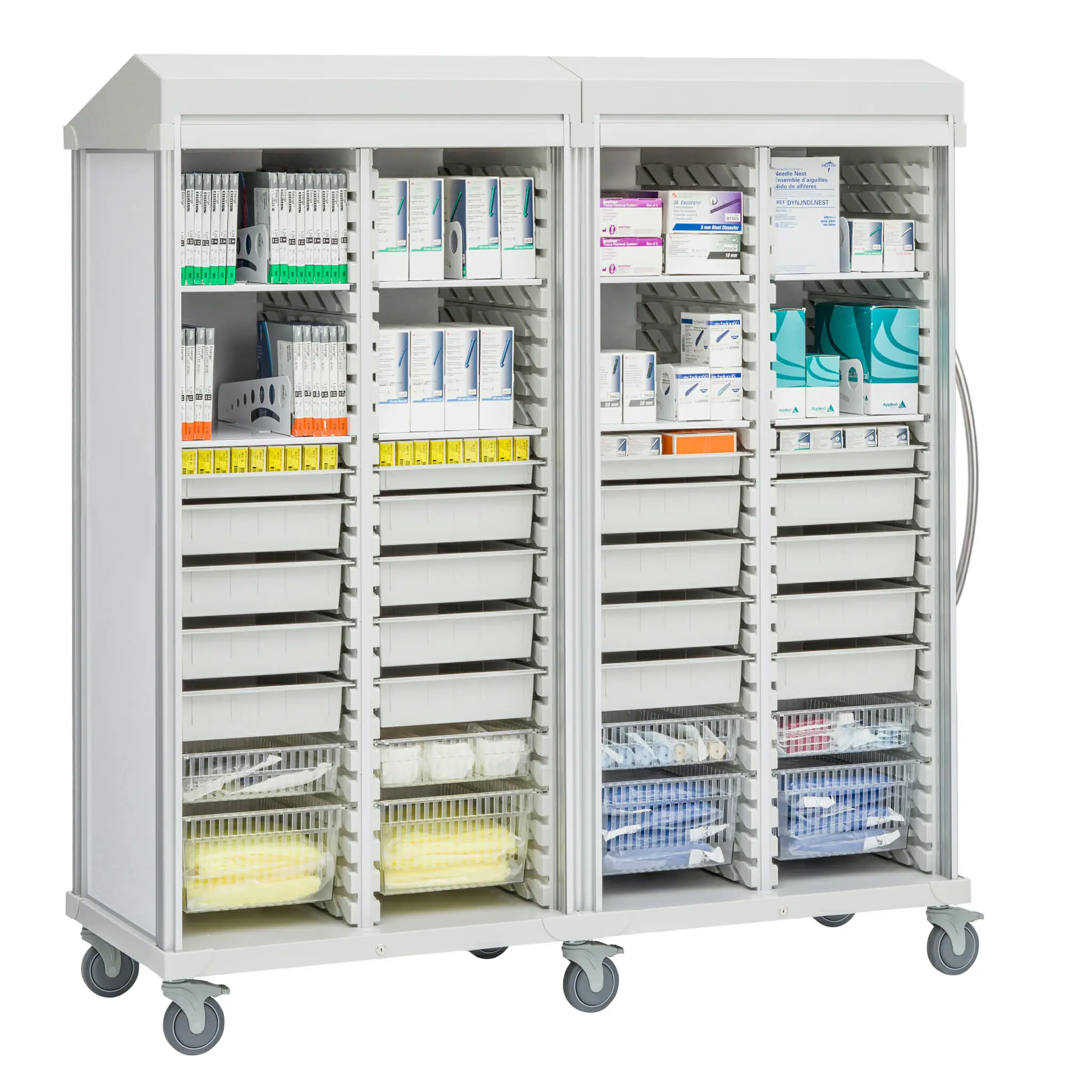 Medical supply storage, Storage shed organization, Medical cart