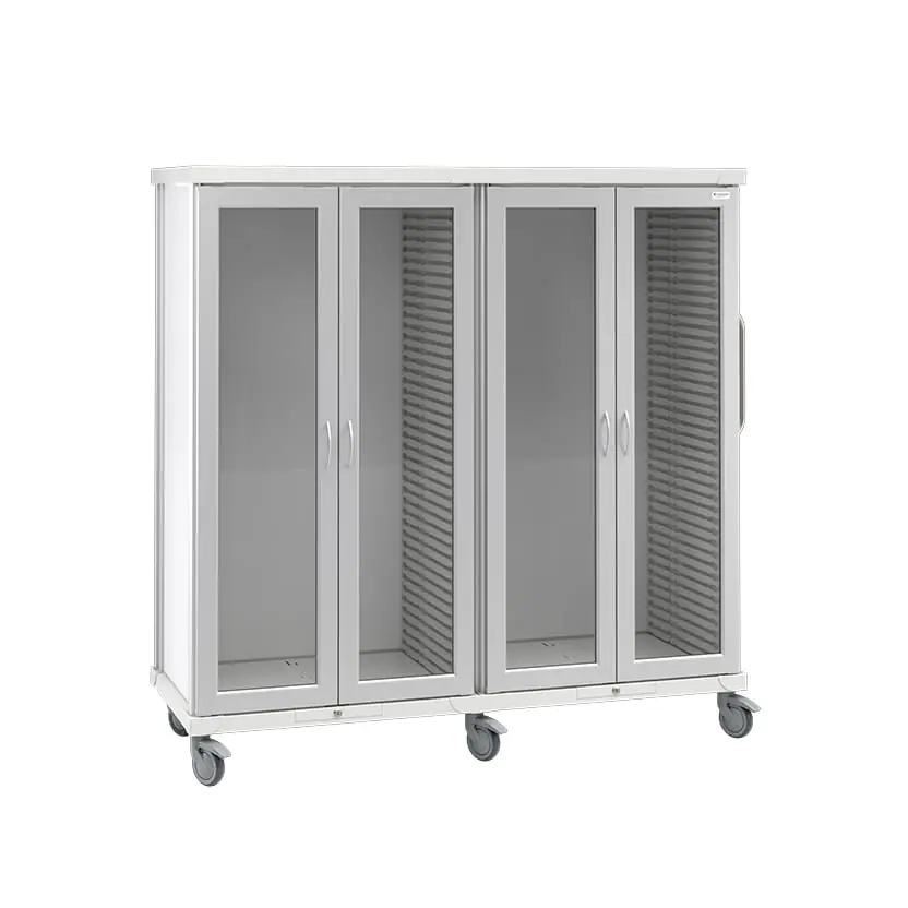 roam 4 supply cart glass doors sr4gnc