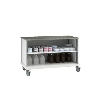 ecp cart with single shelf srsoecp