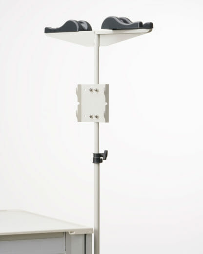 Pace Scope Pole, shown with Ventaire Drying Unit mounting bracket (order unit separately)