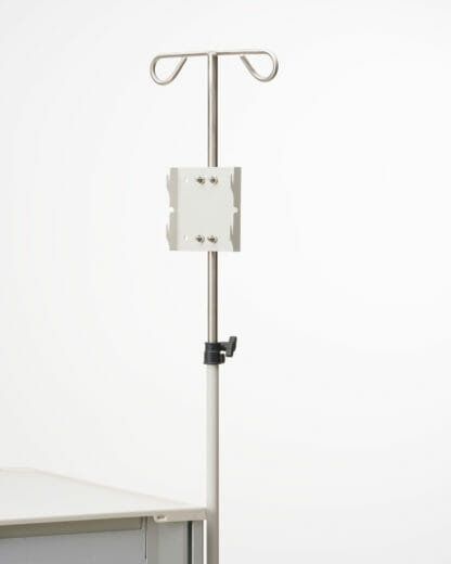 Pace IV Pole, shown with Ventaire Drying Unit mounting bracket (order unit separately)