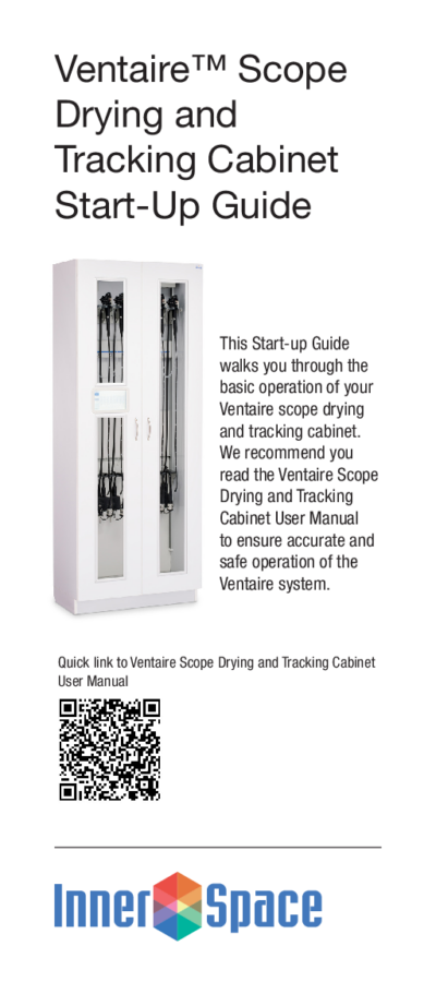 Ventaire Scope Drying and Tracking Cabinet Start-Up Guide