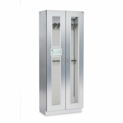 Ventaire Scope Tracking Cabinet, Brushed Aluminum AireCore